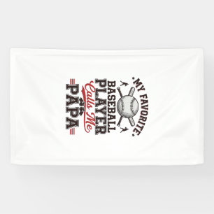 Baseball Papa Vintage Engraving Vector Design_1 Banner