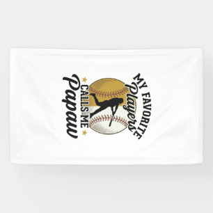 Baseball Papaw Favorite Players Vintage Shirt Desi Banner