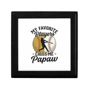 Baseball Papaw Favorite Players Vintage Shirt Desi Gift Box