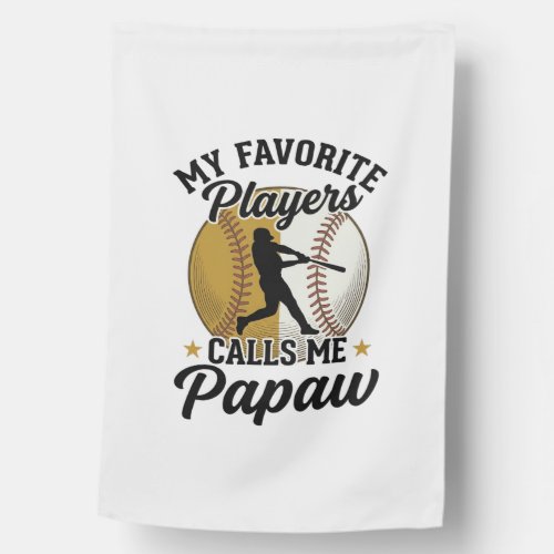 Baseball Papaw Favorite Players Vintage Shirt Desi House Flag