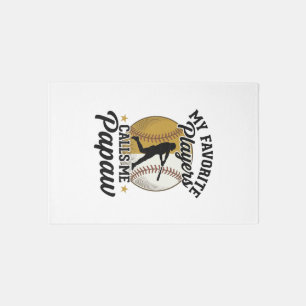Baseball Papaw Favorite Players Vintage Shirt Desi Rug