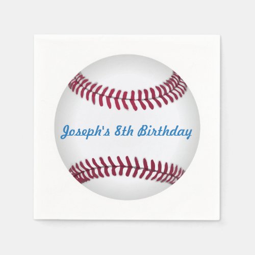 Baseball Paper Napkins