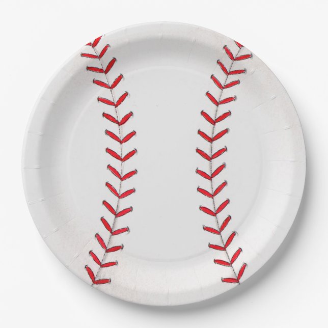 Baseball Paper Plates (Front)