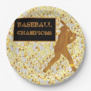 Baseball Paper Plates