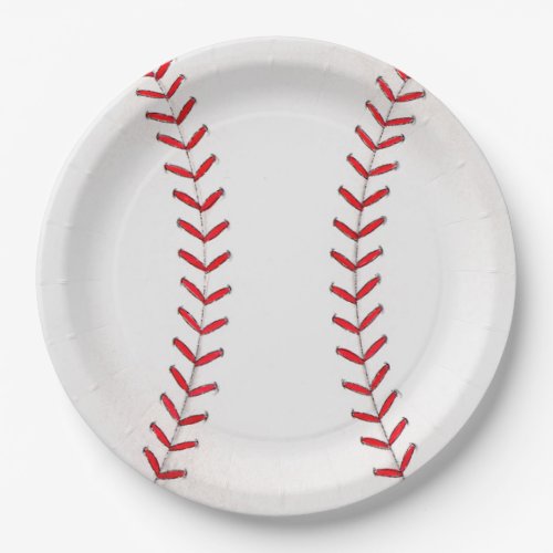 Baseball Paper Plates