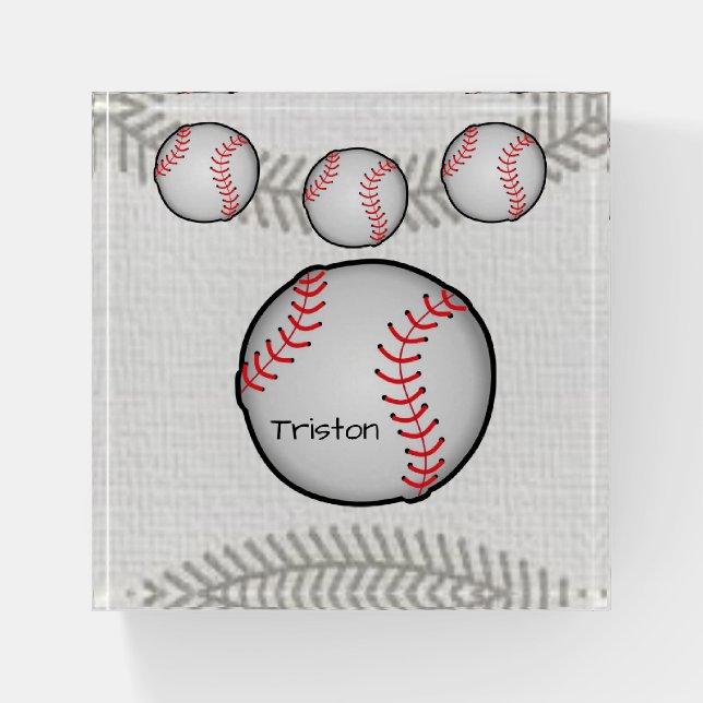 Baseball Paperweight (Front)