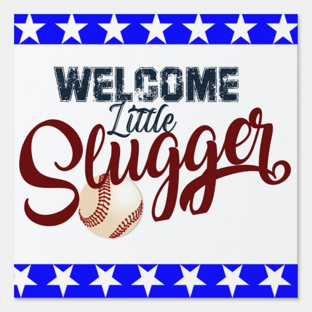 Baseball party, Baseball, Baby shower, Baby shower Sign (Front)