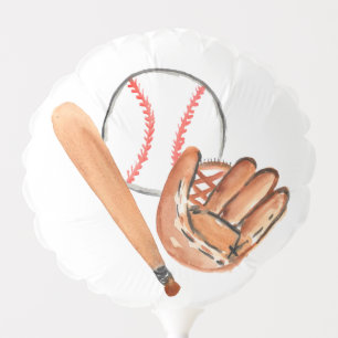 Baseball party birthday centerpiece balloon