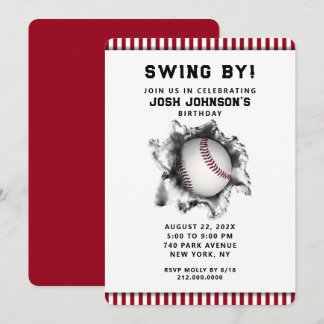 Baseball Party Invitation