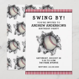 Baseball Party Invitation