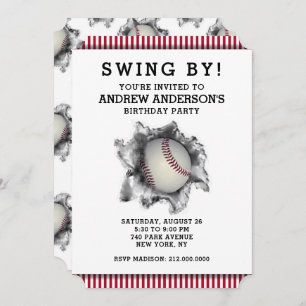 Baseball Party Invitation