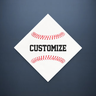 Baseball Party or Team Banquet Custom Text Sports Napkins