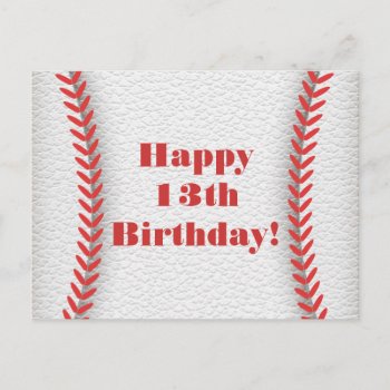 Baseball Party Postcard by youreinvited at Zazzle