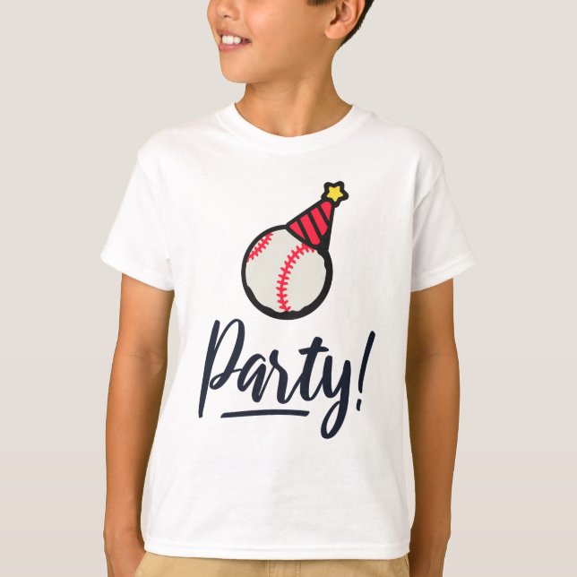 Baseball Party T-Shirt (Front)