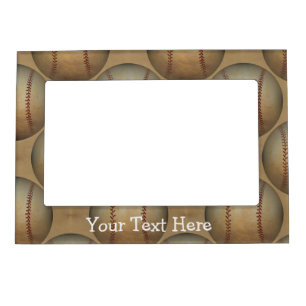 Baseball Pattern Magnetic Frame
