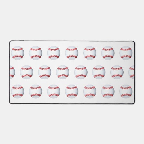 Baseball Pattern Sports Theme Desk Mat