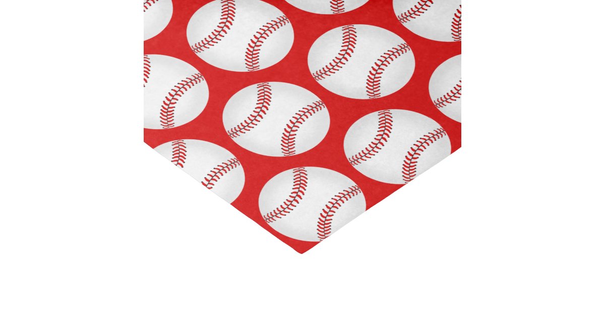 Baseball Pattern Tissue Paper | Zazzle