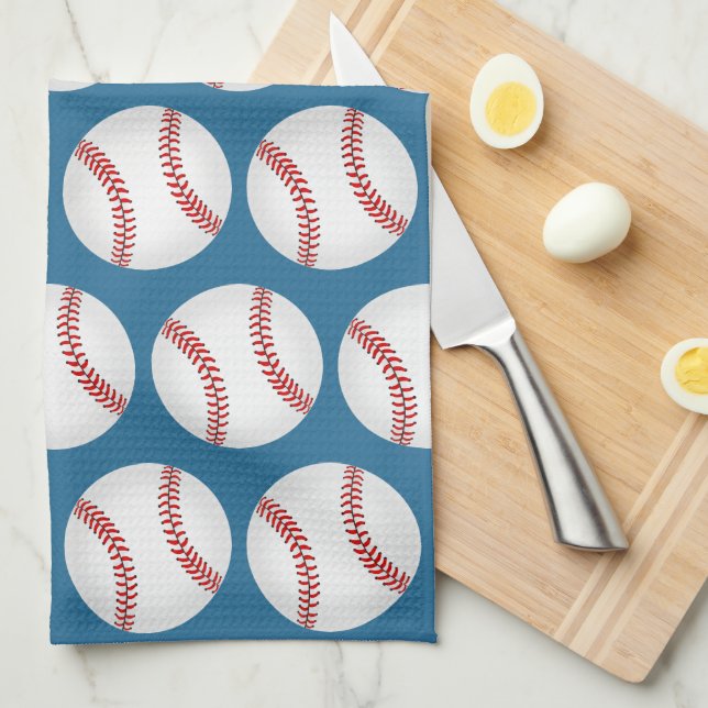 Baseball Pattern Towel (Quarter Fold)