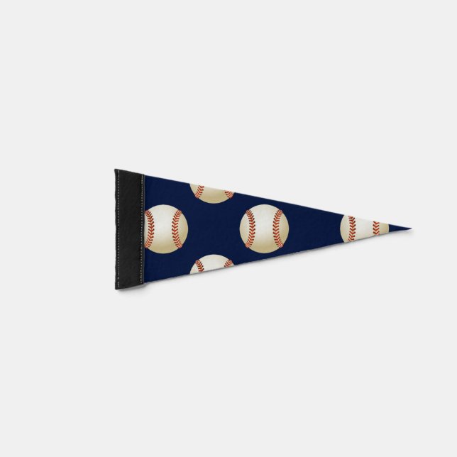 Baseball Pennant Flag (Front)