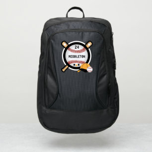 Baseball - Personalize - Gold Port Authority® Backpack