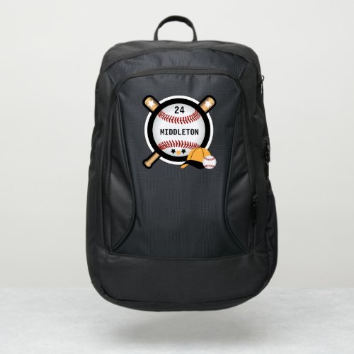 Baseball _ Personalize _ Gold Port Authority Backpack