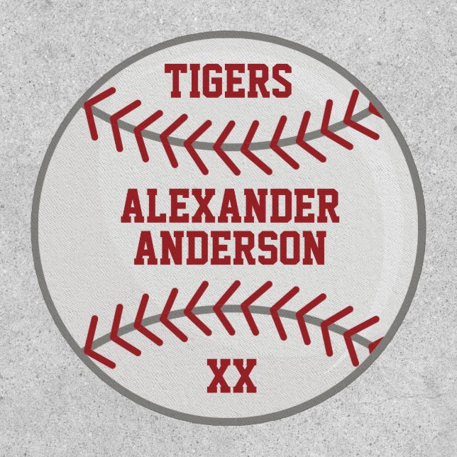Baseball Personalize  Patch (Front)