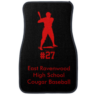 Baseball Personalized Car Floor Mat