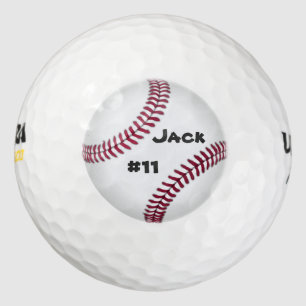 Baseball Personalized Golf Balls