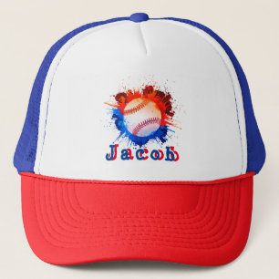 Baseball personalized kid's  trucker hat