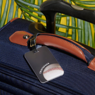 Baseball Personalized Luggage Tag