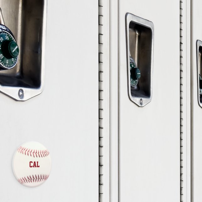 Baseball Personalized Magnet (In Situ (Locker))