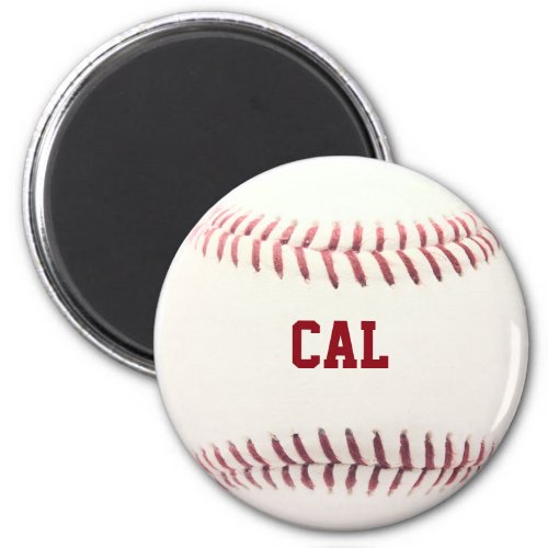 Baseball Personalized Magnet