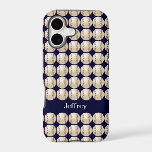 Baseball, Personalized Name,  iPhone 17 Case