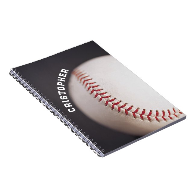 Baseball Personalized Notebook (Right Side)