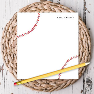 Baseball Personalized Notepad