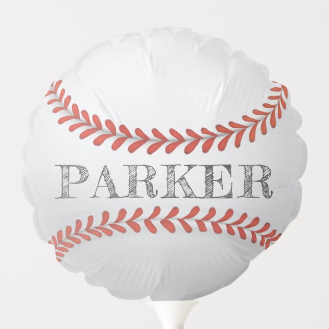 Baseball Personalized Photo Balloon (Front)