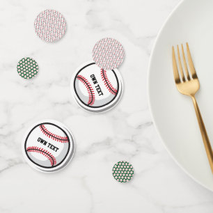 Baseball Personalized Table Confetti