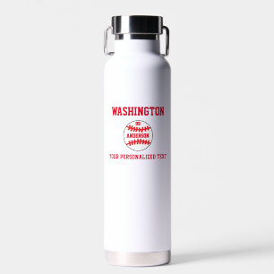 Baseball Personalized Water Bottle