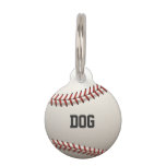 Baseball Pet Name Tag at Zazzle