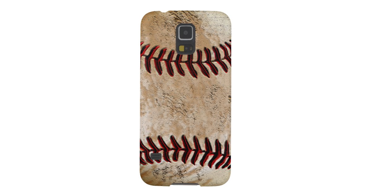 Baseball Phone Cases Rustic Old Baseball Galaxy S5