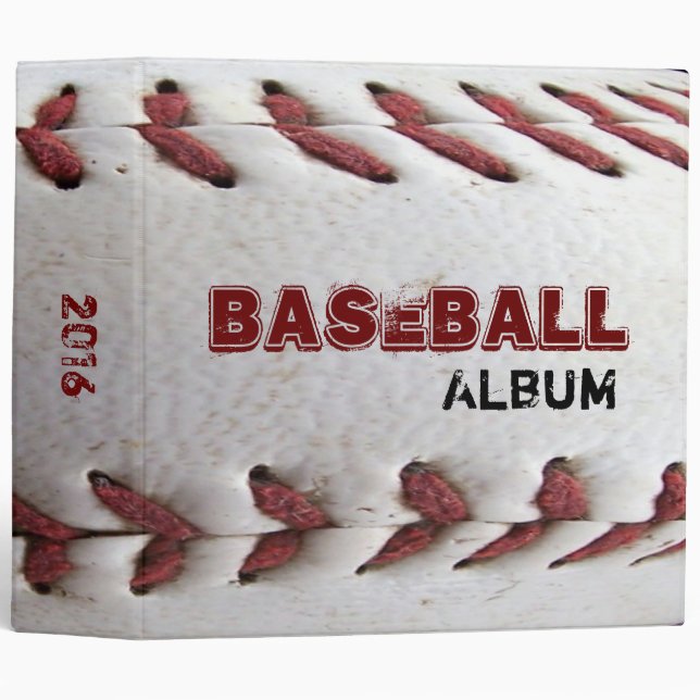 BASEBALL Photo Album Binder (Front/Spine)