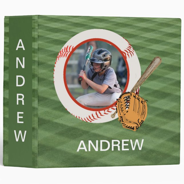 Baseball Photo Binder (Front/Spine)