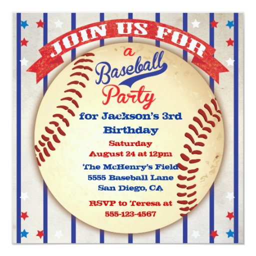 Baseball Party Invitation Wording 10