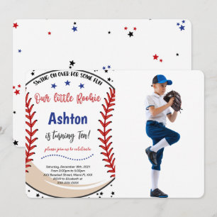 Baseball Photo Invitation
