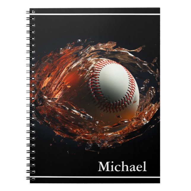 Baseball Photo Notebook (Front)