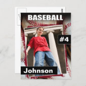 Baseball Photo Sports Trading Card | Zazzle