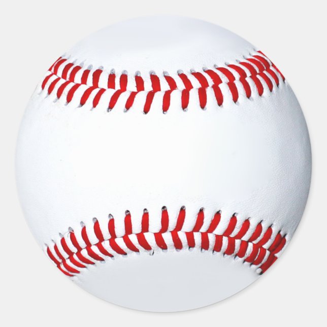 Baseball Photo Sticker (Front)