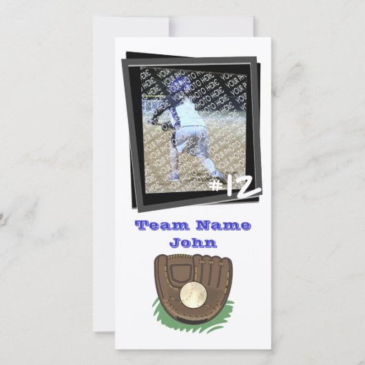 Baseball Photocard (Front)