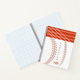 Baseball Photos Rustic Memory Scrapbook Notebook