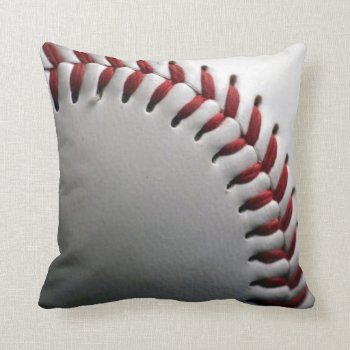 Baseball Pillow by ImGEEE at Zazzle